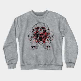 Skull Montage Crewneck Sweatshirt